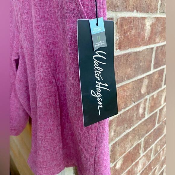 Walter Hagen Men's Size 32 Perfect 11 Majors 10" Golf Shorts (Berry Bloom) $70 - Picture 7 of 9